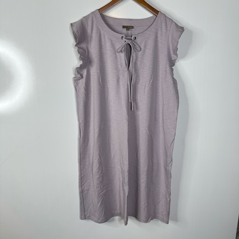 Lilla P Ruffle Sleeve Lavender Mini Dress Size Xlarge